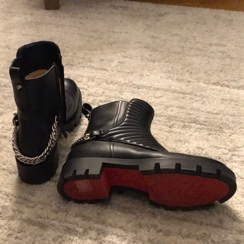Christian Louboutin Moto Boot Size 40
